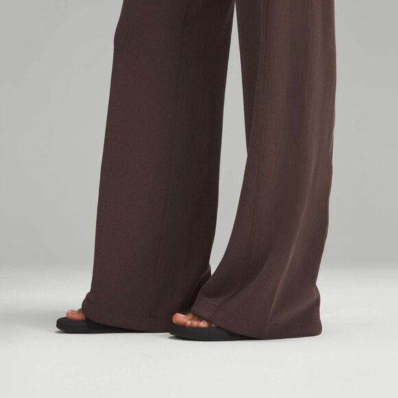 lululemon Espresso Ribbed Softstreme High-Rise Pant 32.5" size 4 - Picture 5 of 16